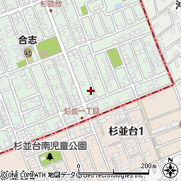熊本県合志市幾久富1656-288周辺の地図