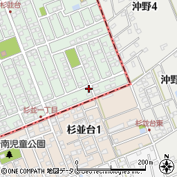 熊本県合志市幾久富1656-265周辺の地図