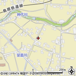 長崎県雲仙市国見町神代甲212周辺の地図