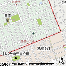 熊本県合志市幾久富1656-291周辺の地図