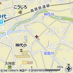 長崎県雲仙市国見町神代甲46周辺の地図