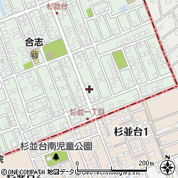 熊本県合志市幾久富1656-276周辺の地図