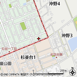熊本県合志市幾久富1656-384周辺の地図