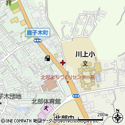 熊本北合志警察署川上交番周辺の地図
