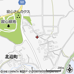 熊本県熊本市北区北迫町401周辺の地図