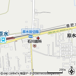 熊本県菊池郡菊陽町原水943-3周辺の地図