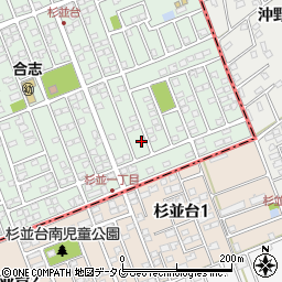 熊本県合志市幾久富1656-304周辺の地図