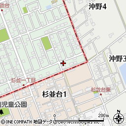 熊本県合志市幾久富1656-381周辺の地図