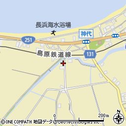 長崎県雲仙市国見町神代戊213周辺の地図