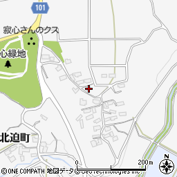 熊本県熊本市北区北迫町281周辺の地図
