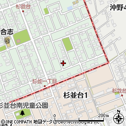 熊本県合志市幾久富1656-307周辺の地図