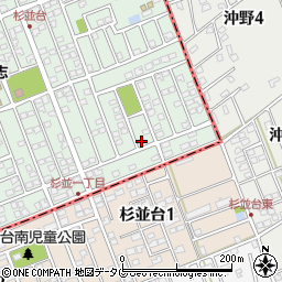 熊本県合志市幾久富1656-322周辺の地図