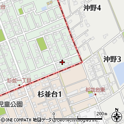 熊本県合志市幾久富1656-380周辺の地図