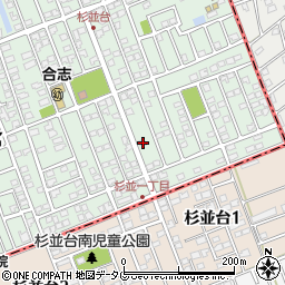 熊本県合志市幾久富1656-277周辺の地図