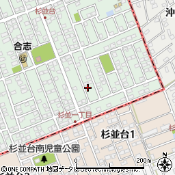 熊本県合志市幾久富1656-292周辺の地図
