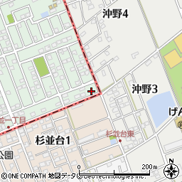 熊本県合志市幾久富1656-657周辺の地図