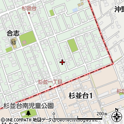 熊本県合志市幾久富1656-303周辺の地図