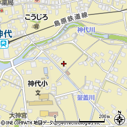 長崎県雲仙市国見町神代甲43周辺の地図