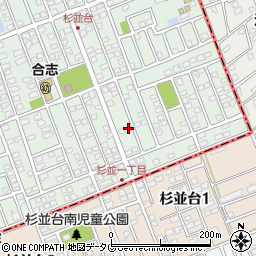 熊本県合志市幾久富1656-286周辺の地図