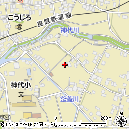 長崎県雲仙市国見町神代甲139周辺の地図