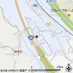 長崎県諫早市下大渡野町82周辺の地図