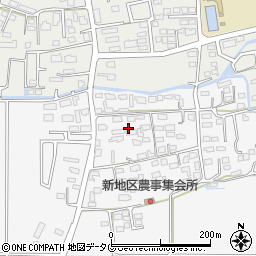 熊本県菊池郡大津町新周辺の地図