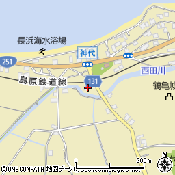 長崎県雲仙市国見町神代戊97周辺の地図