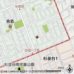 熊本県合志市幾久富1656-293周辺の地図