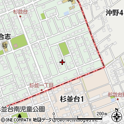 熊本県合志市幾久富1656-319周辺の地図