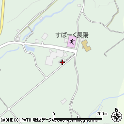 南阿蘇村役場　長陽歩行浴センター周辺の地図