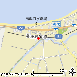 長崎県雲仙市国見町神代戊231周辺の地図