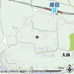 熊本県菊池郡大津町大林804周辺の地図