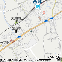 長崎県雲仙市瑞穂町西郷辛1548-2周辺の地図