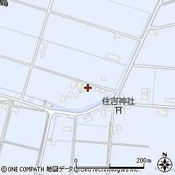 米田自動車整備工場周辺の地図