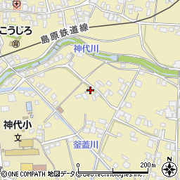 長崎県雲仙市国見町神代甲145周辺の地図
