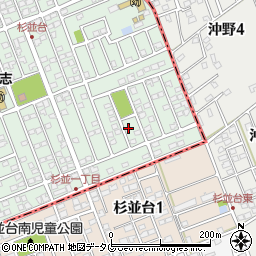 熊本県合志市幾久富1656-324周辺の地図