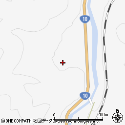 大分県佐伯市直川大字仁田原3419周辺の地図