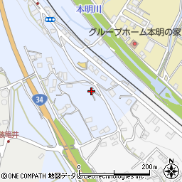 長崎県諫早市下大渡野町60周辺の地図