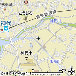 長崎県雲仙市国見町神代甲25周辺の地図