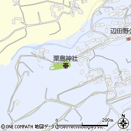 栗島神社周辺の地図