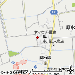 熊本県菊池郡菊陽町原水5554周辺の地図