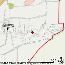 熊本県菊池郡菊陽町原水169-6周辺の地図