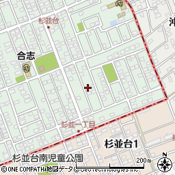 熊本県合志市幾久富1656-294周辺の地図