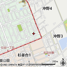熊本県合志市幾久富1656-361周辺の地図