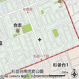 熊本県合志市幾久富1656-279周辺の地図