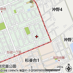 熊本県合志市幾久富1656-344周辺の地図