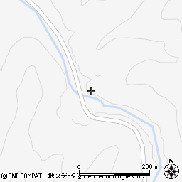 大分県佐伯市直川大字仁田原1300周辺の地図