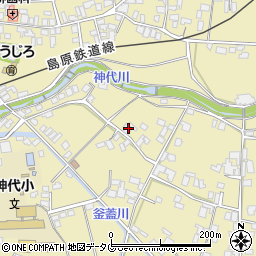 長崎県雲仙市国見町神代甲164周辺の地図