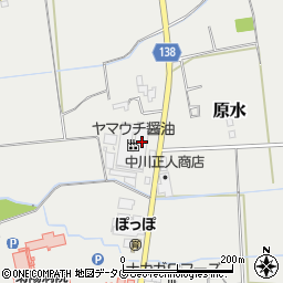 熊本県菊池郡菊陽町原水5548周辺の地図