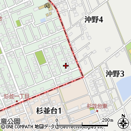 熊本県合志市幾久富1656-360周辺の地図